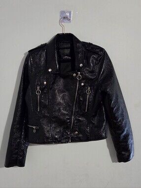 Blank NYC Patent Faux Leather Jacket